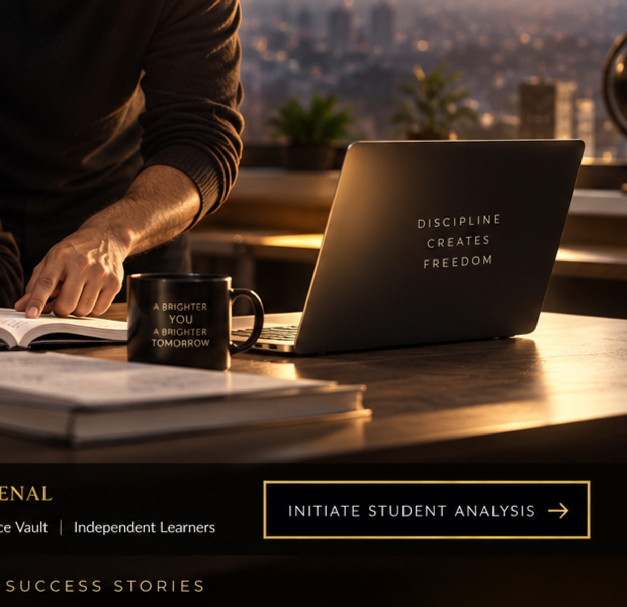 A DIPNIR mentor guiding a student through a problem at a study desk